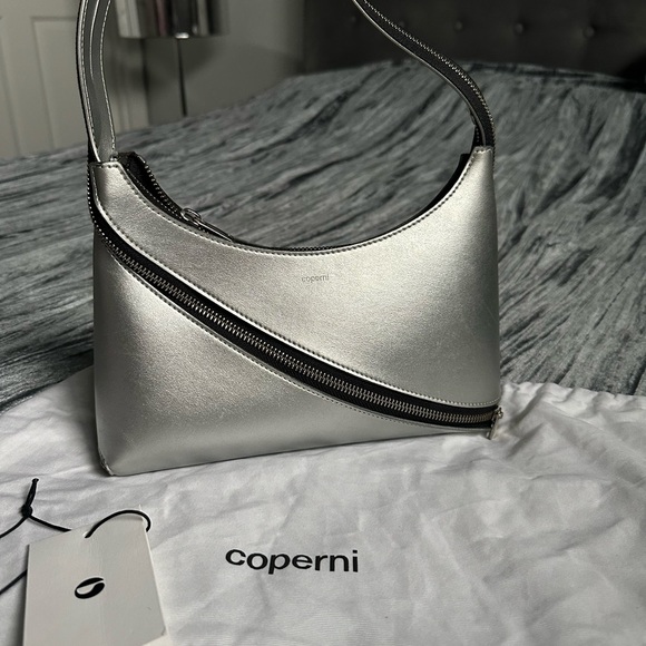 Coperni Metallic Silver Shoulder Bag - Picture 2 of 10